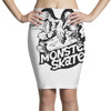 monster skate Pencil Skirts