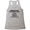 Smartass December Girl Racerback Tank
