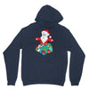 santa with piles of christmas Unisex Hoodie