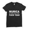 murica Ladies Fitted T-Shirt