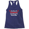 Surely Not Everybody Was Kung Fu Fighting Racerback Tank