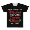i just want to bake stuff and watch christmas movies all day All Over Men's T-shirt