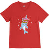 narwhal donuts cute unicorn sweet cool awesome V-Neck Tee