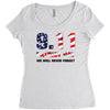 9.11 Patriot Day We Will Never Forget Women's Triblend Scoop T-shirt