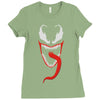 monster face Ladies Fitted T-Shirt