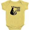 crazy cat lady Baby Bodysuit
