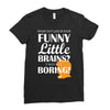 funny little brains Ladies Fitted T-Shirt