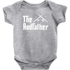 the rodfather   mens funny fishing Baby Bodysuit