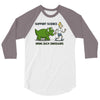 bring back dinosaurs 3/4 Sleeve Shirt