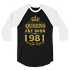 queens are born in 1981 3/4 Sleeve Shirt