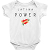latina power with cute heart Baby Bodysuit