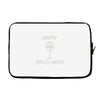 happy hallo wine Laptop sleeve