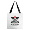 I Am Actually In A Very Commited Relationship Tote Bags