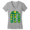 cheesy talk Women's V-Neck T-Shirt