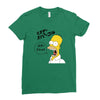 Homer Simpson Ladies Fitted T-Shirt