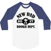 rookie new dad 2017 3/4 Sleeve Shirt