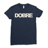 Dobre Floral T-Shirt Design Ladies Fitted T-Shirt