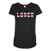 humorous loner Maternity Scoop Neck T-shirt