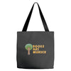 books are murder Tote Bags
