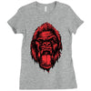 kong gorilla Ladies Fitted T-Shirt