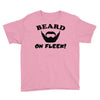 mens beard Youth Tee