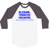 funny t shirt alcohol tobacco firearms who's bringing the chips tee 3/4 Sleeve Shirt