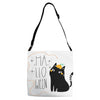 Halloween Cat Adjustable Strap Totes