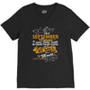 I'm a september woman I was born with my heart V-Neck Tee