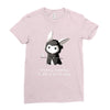 grim bunny Ladies Fitted T-Shirt