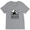 im Not Morning People V-Neck Tee