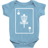 disc golf ace card target chains frisbee basket Baby Onesie