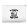 Super Cool Poppy Of A Freaking Awesome Granddaughter Accessory Pouches