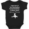 i'm tired of football! Baby Bodysuit