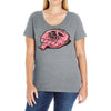 wookie cushion Ladies Curvy T-Shirt
