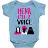 Women's March Hear Our Voice Baby Onesie