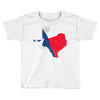 Eroded Texas Map With Flag Toddler T-shirt
