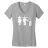 bla bla bla  fun shirt herrentag kult Women's V-Neck T-Shirt