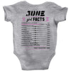 June Girl Facts Gemini Baby Onesie