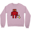 bird powered robot Crewneck Sweatshirt