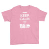 keep calm and hit 88 mph time travel Youth Tee