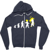 goku evolution Zipper Hoodie
