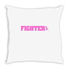 fighter breast cancer Throw Pillow