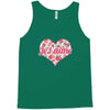 Jet'aime Flower Heart Tank Top