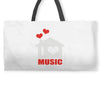 new i love house Weekender Totes