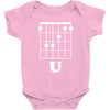 guitar shirts f chord Baby Onesie