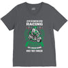 I am A Racing Grandpa Like A Regular Grandpa Only V-Neck Tee