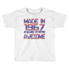made in 1967 50 years of being awesome Toddler T-shirt