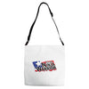 future ninja warrior Adjustable Strap Totes