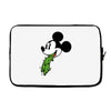 mickey puke Laptop sleeve