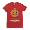 spec tacular pumpkin Ladies Fitted T-Shirt
